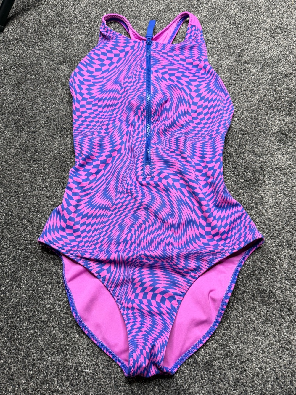 Fabletics Zip-Front Racerback Shaping One-Piece size medium - Picture 6 of 7